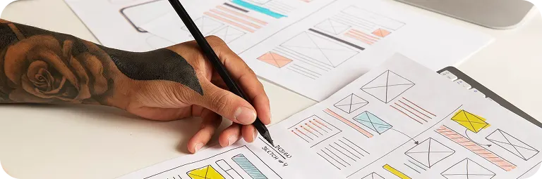 UX/UI Design: